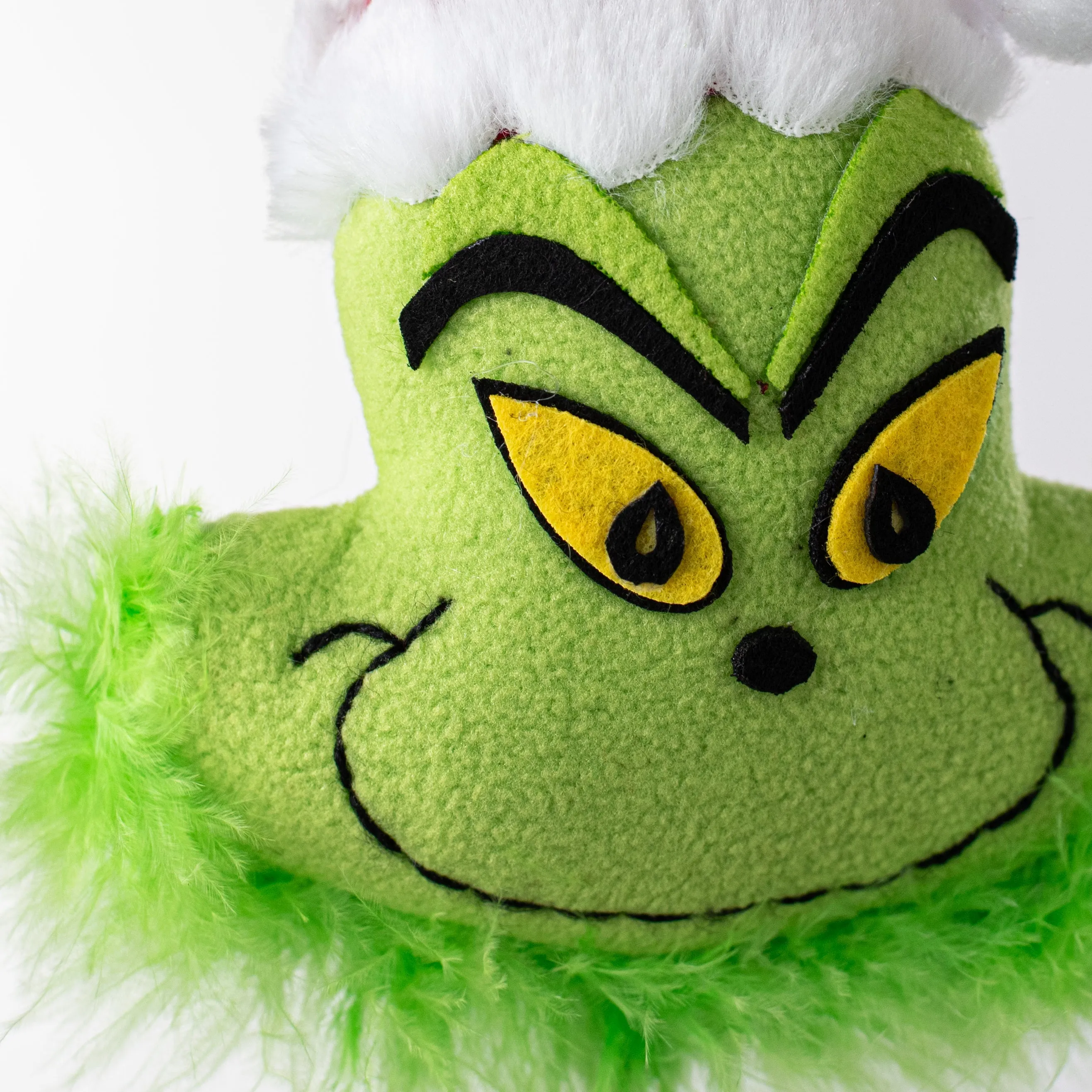 18" Green Christmas Monster Head Pick