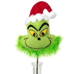 18" Green Christmas Monster Head Pick