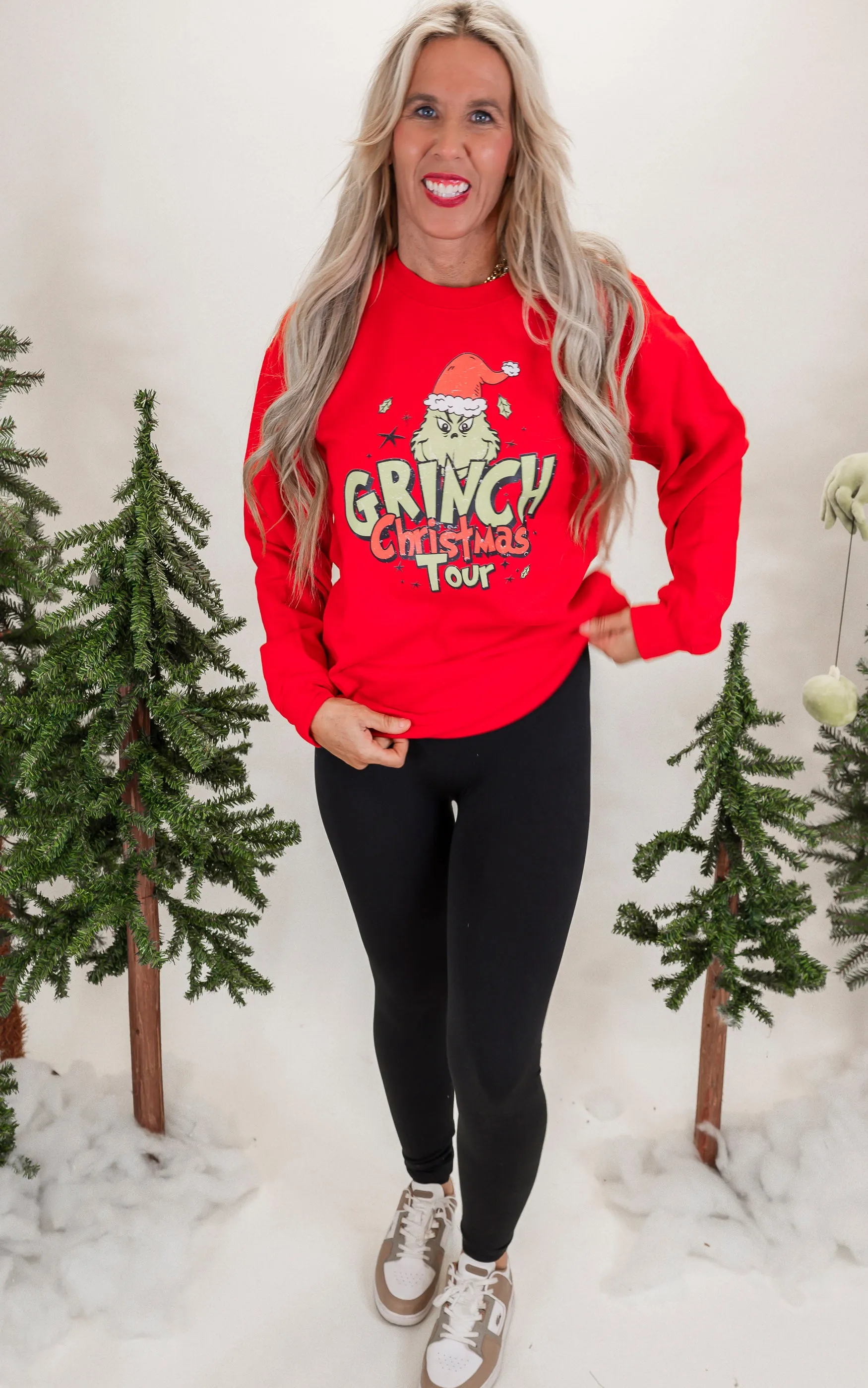 A Christmas Tour Graphic Crewneck Sweatshirt