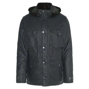 Barbour Winter Sapper Waxed Mens Jacket - Sage/Greenloch Tartan