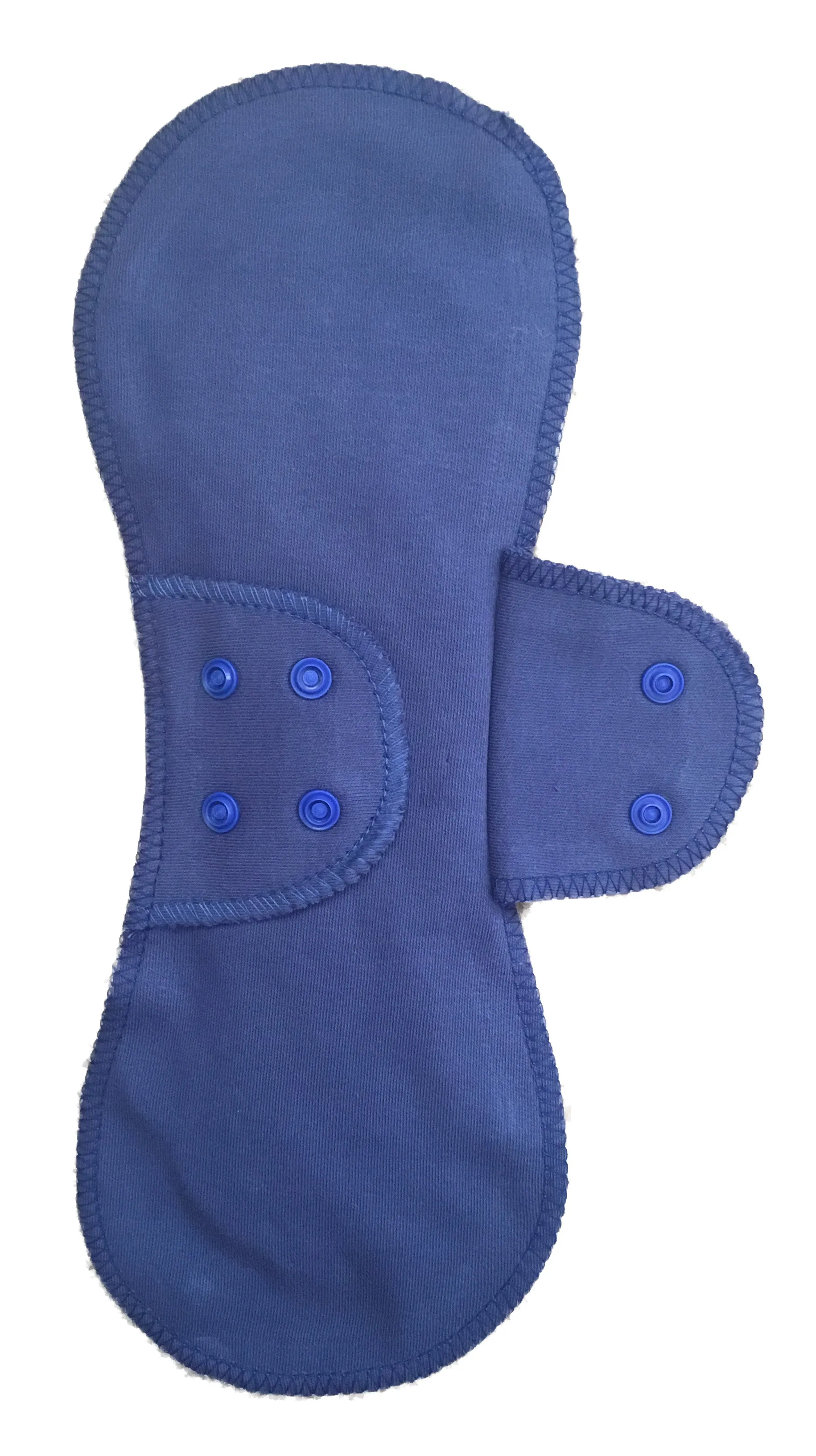 Blue Jersey Maxi Pad - Organic Cotton Jersey Reusable Period Pad Incontinence Pad