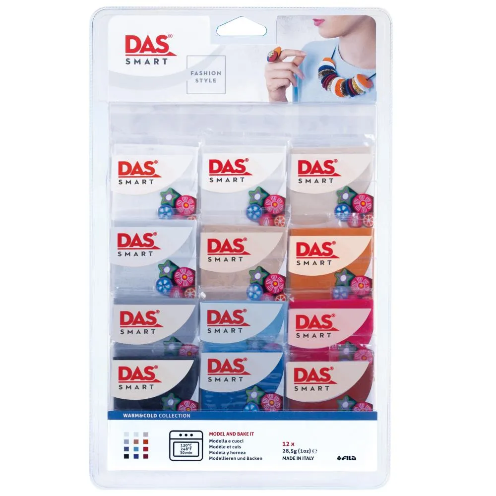 DAS Smart Clay Collection 1oz 12/Pkg - Warm & Cool*