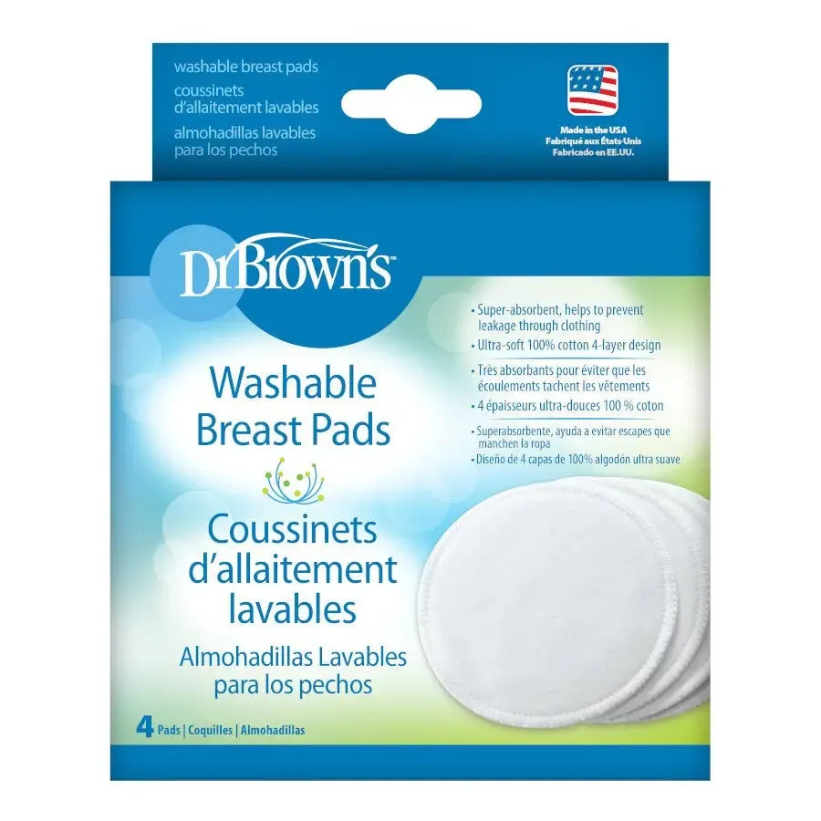 Dr. Browns Washable Breast Pad (Pack of 4)