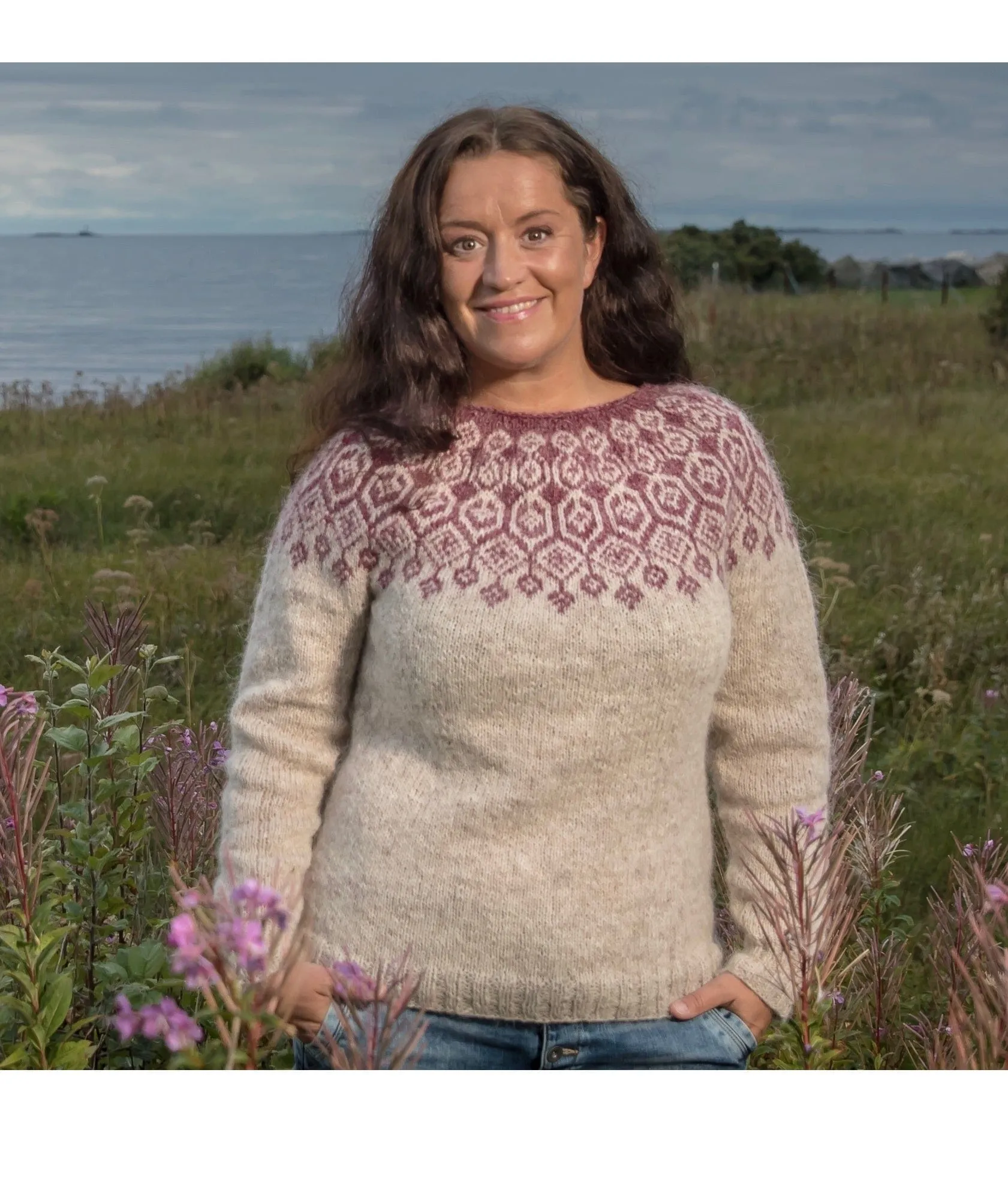 Elina - Ivory Beige Knitting Kit