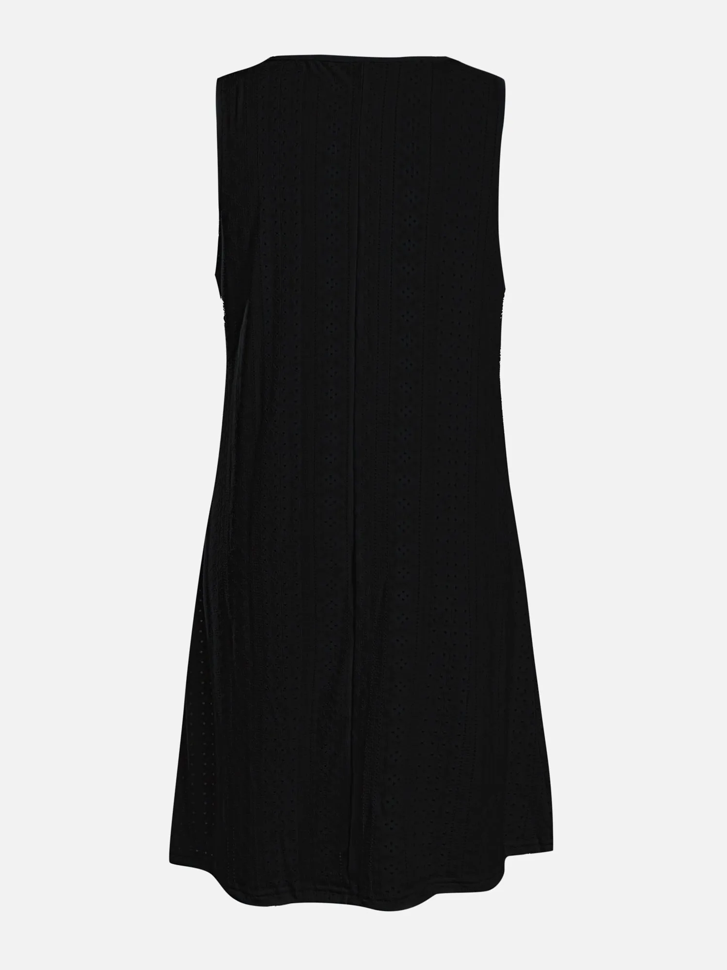 Embroidery V-Neck Tank Dress