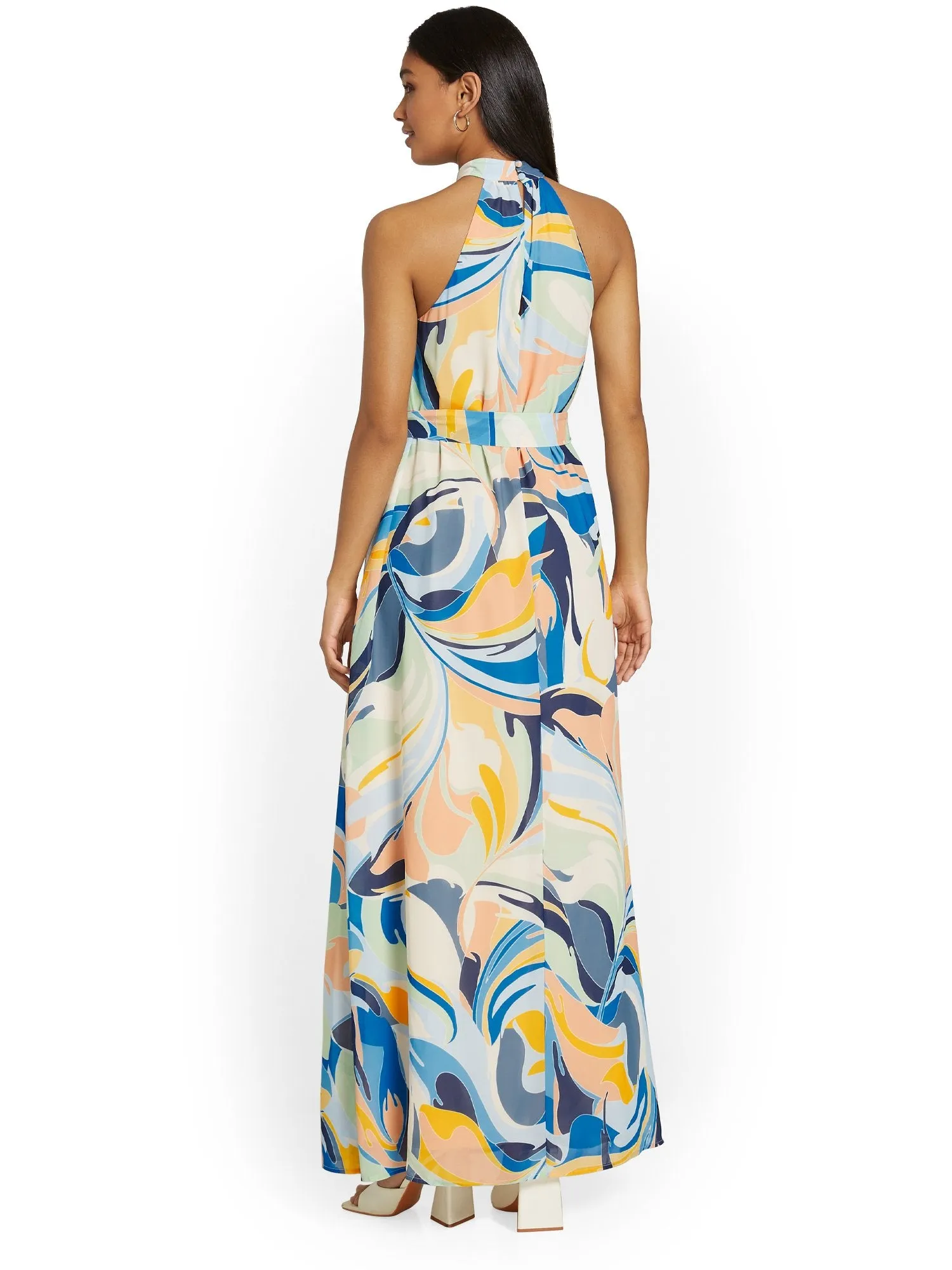 Flying Tomato Swirl-Print Halterneck Maxi Dress - Brands We Love