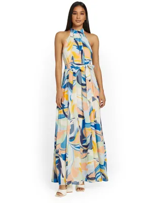 Flying Tomato Swirl-Print Halterneck Maxi Dress - Brands We Love