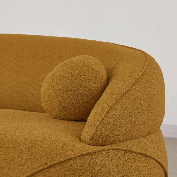 Fully Upholstered Indoor Furniture - Sofa Set - Brody Gold