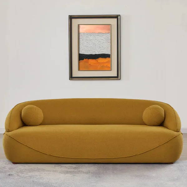 Fully Upholstered Indoor Furniture - Sofa Set - Brody Gold