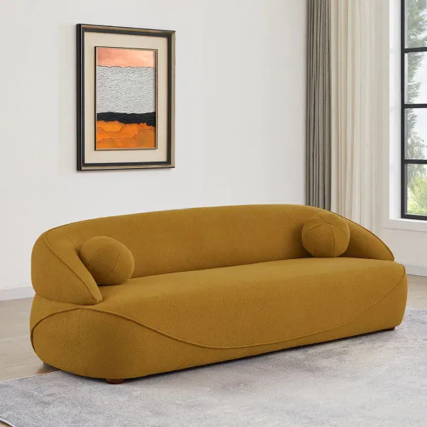 Fully Upholstered Indoor Furniture - Sofa Set - Brody Gold