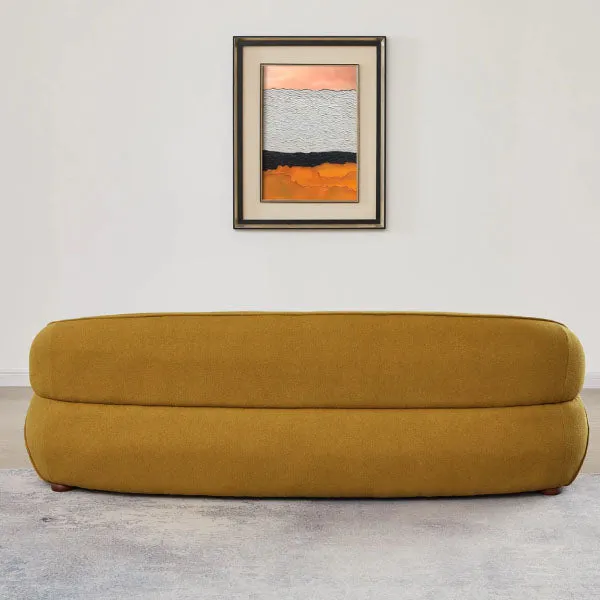 Fully Upholstered Indoor Furniture - Sofa Set - Brody Gold