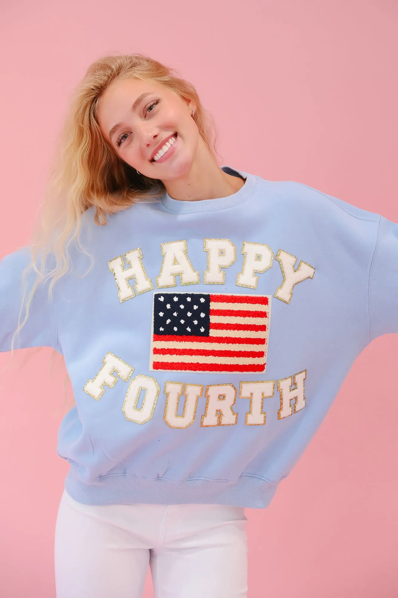 HAPPY FOURTH PULLOVERS
