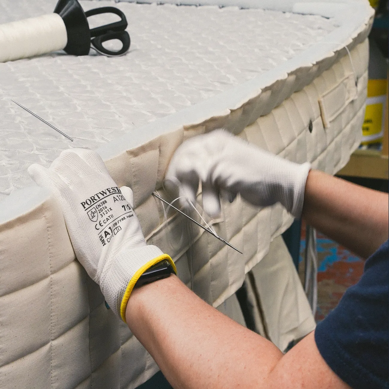 Hawks Barn Pocket Sprung Wool Mattress
