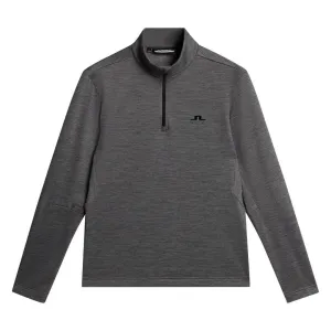 J.Lindeberg Destry 1/4 Zip Mid Layer Golf Pullover Top 2024 - GMJS10975 - Grey Melange