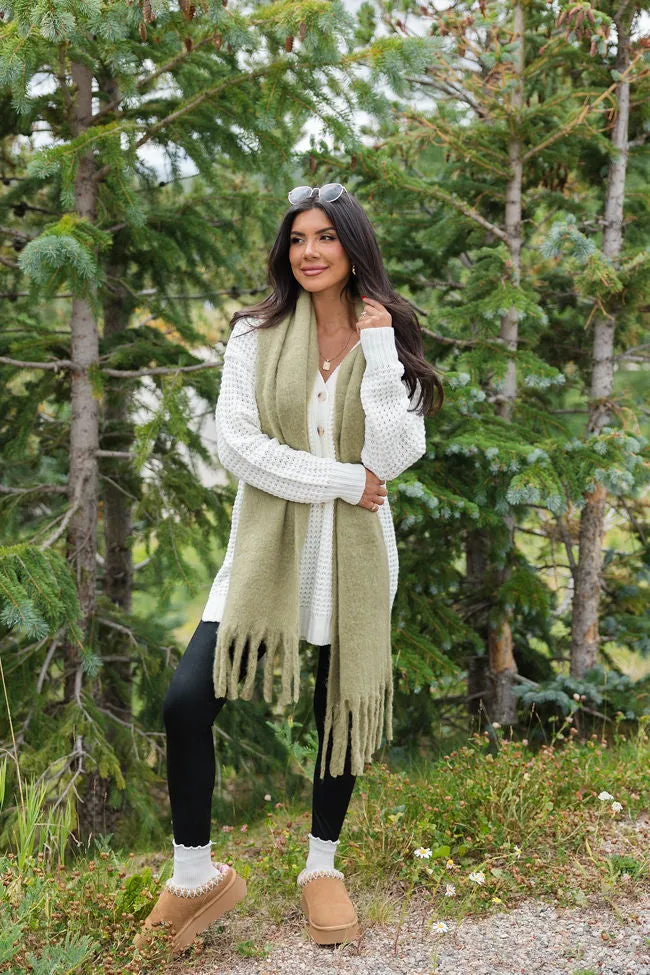 Just Keep Going Ivory Henley Waffle Sweater SALE
