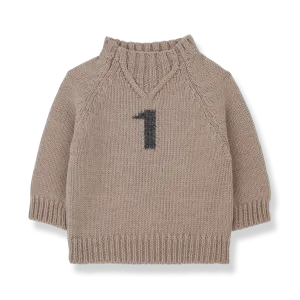 LEO number one sweater - old-rose