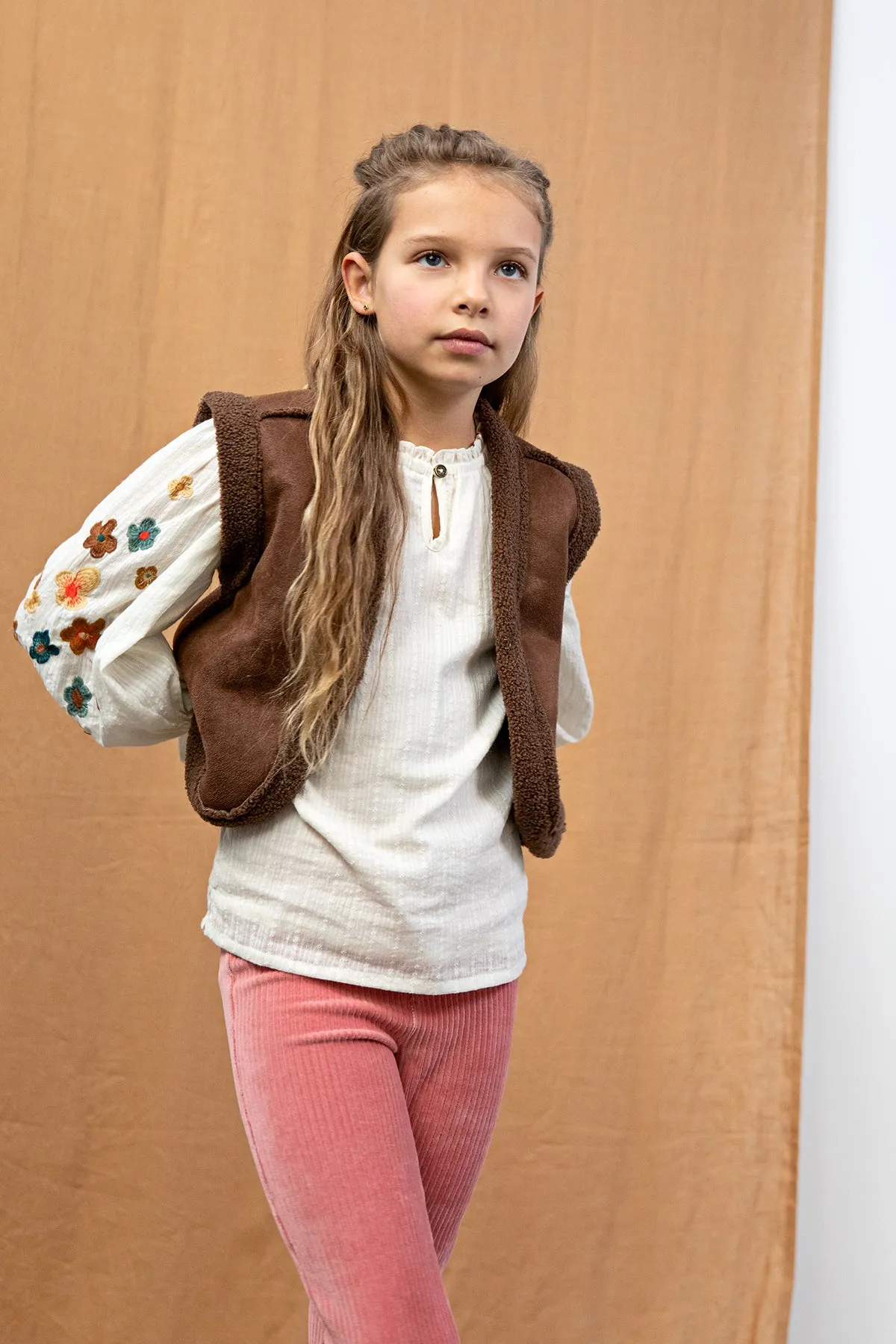 LikeFLO Gilet Dana Choco