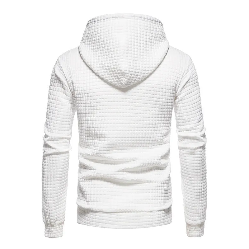 Raymond™ | Modern Slim-Fit Textured Waffle Hoodie