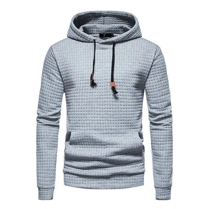 Raymond™ | Modern Slim-Fit Textured Waffle Hoodie