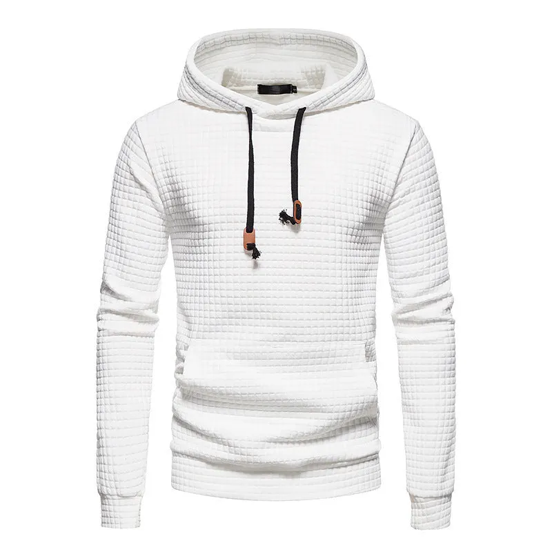 Raymond™ | Modern Slim-Fit Textured Waffle Hoodie