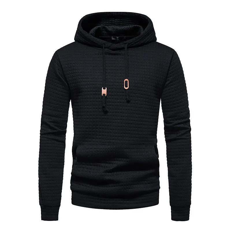 Raymond™ | Modern Slim-Fit Textured Waffle Hoodie