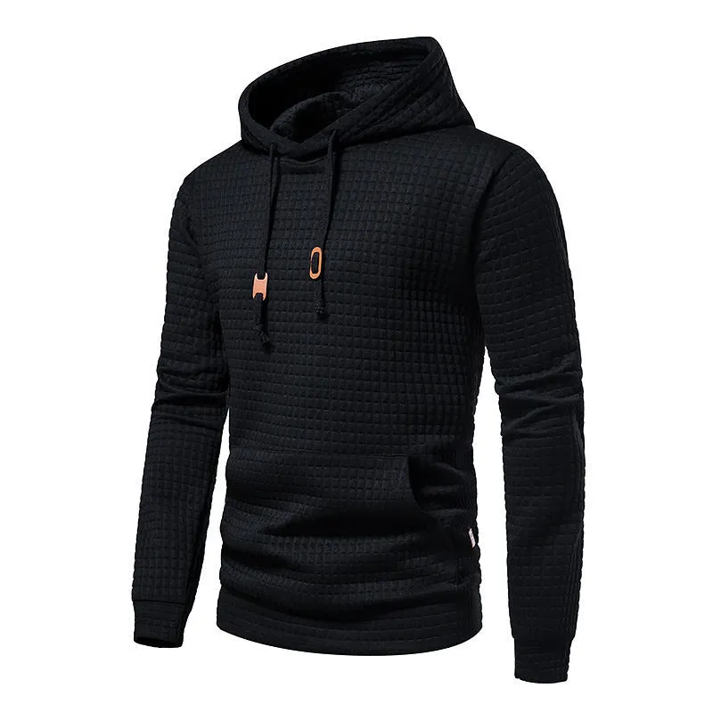 Raymond™ | Modern Slim-Fit Textured Waffle Hoodie