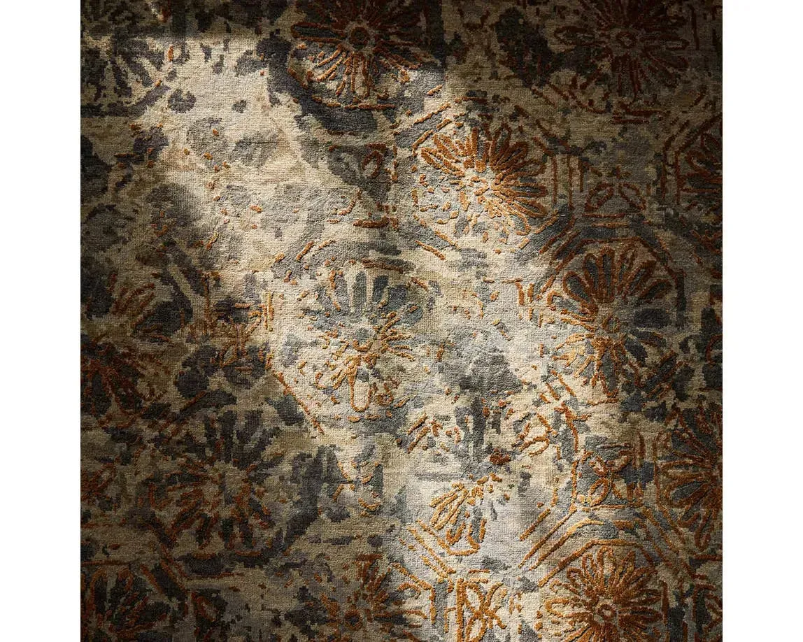 Reconnext By Jenny Jones RJJ03 Gray/Gold Rug