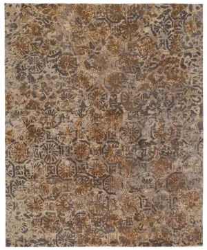 Reconnext By Jenny Jones RJJ03 Gray/Gold Rug