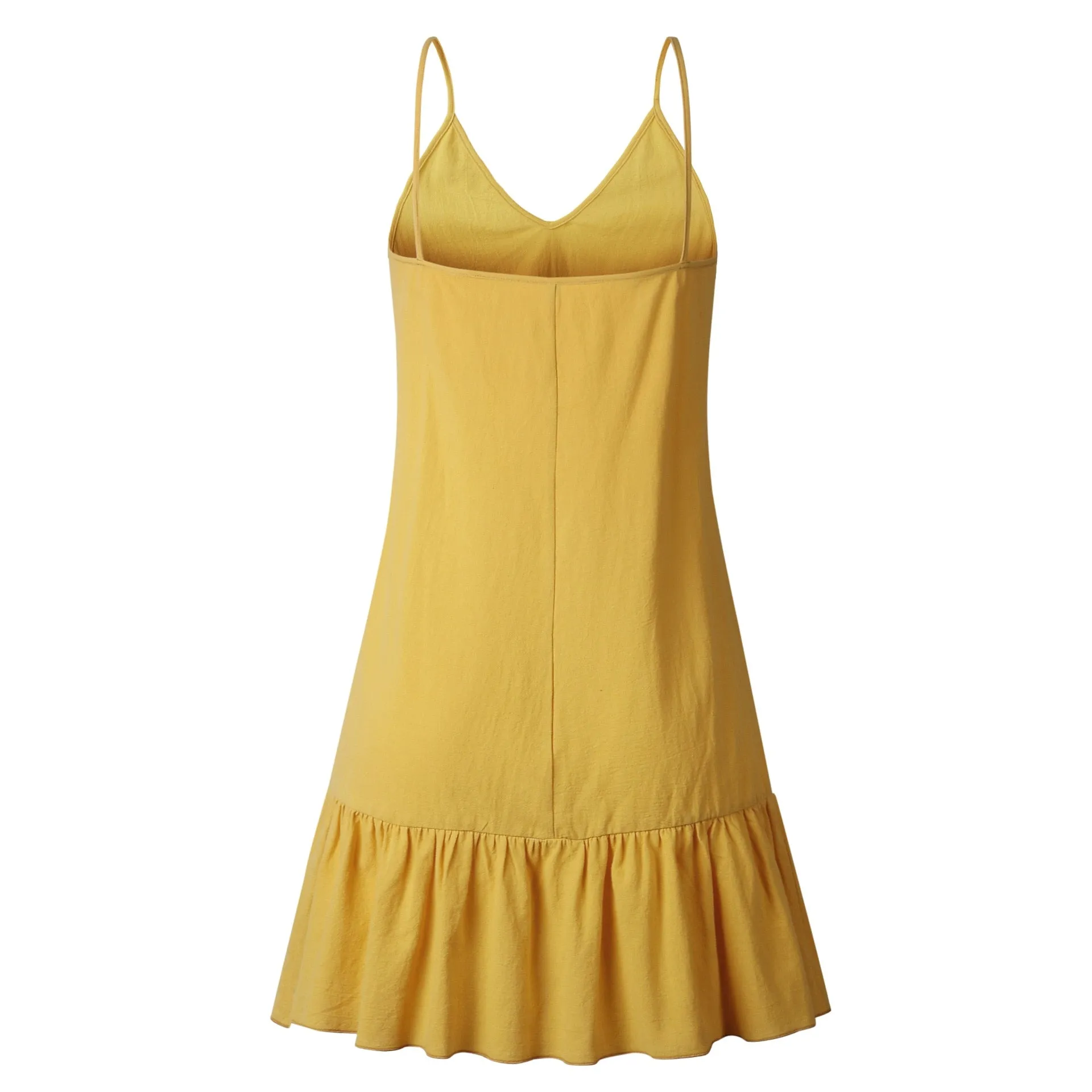 Summer Sexy Spaghetti Trendy Strap Backless Short Dress