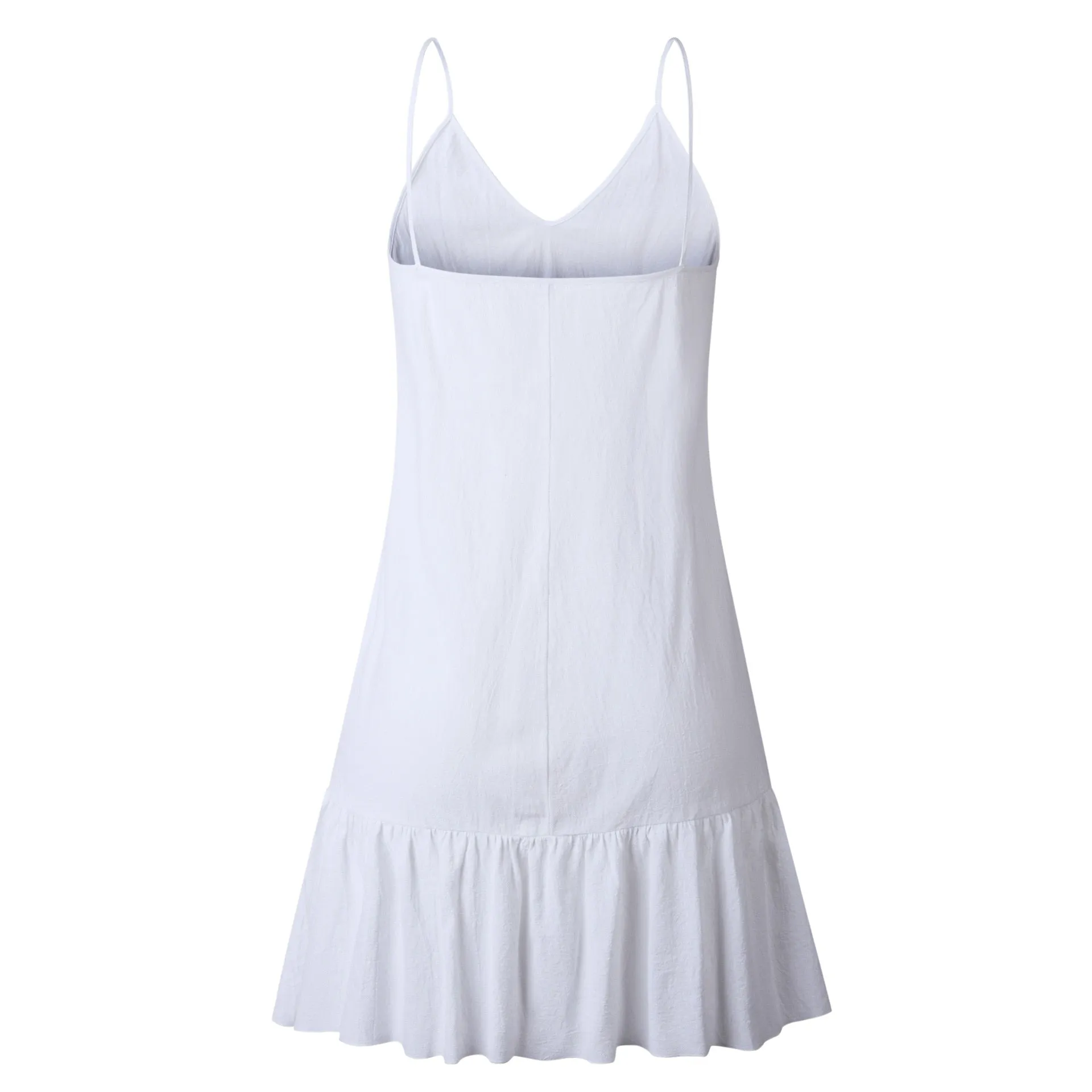 Summer Sexy Spaghetti Trendy Strap Backless Short Dress