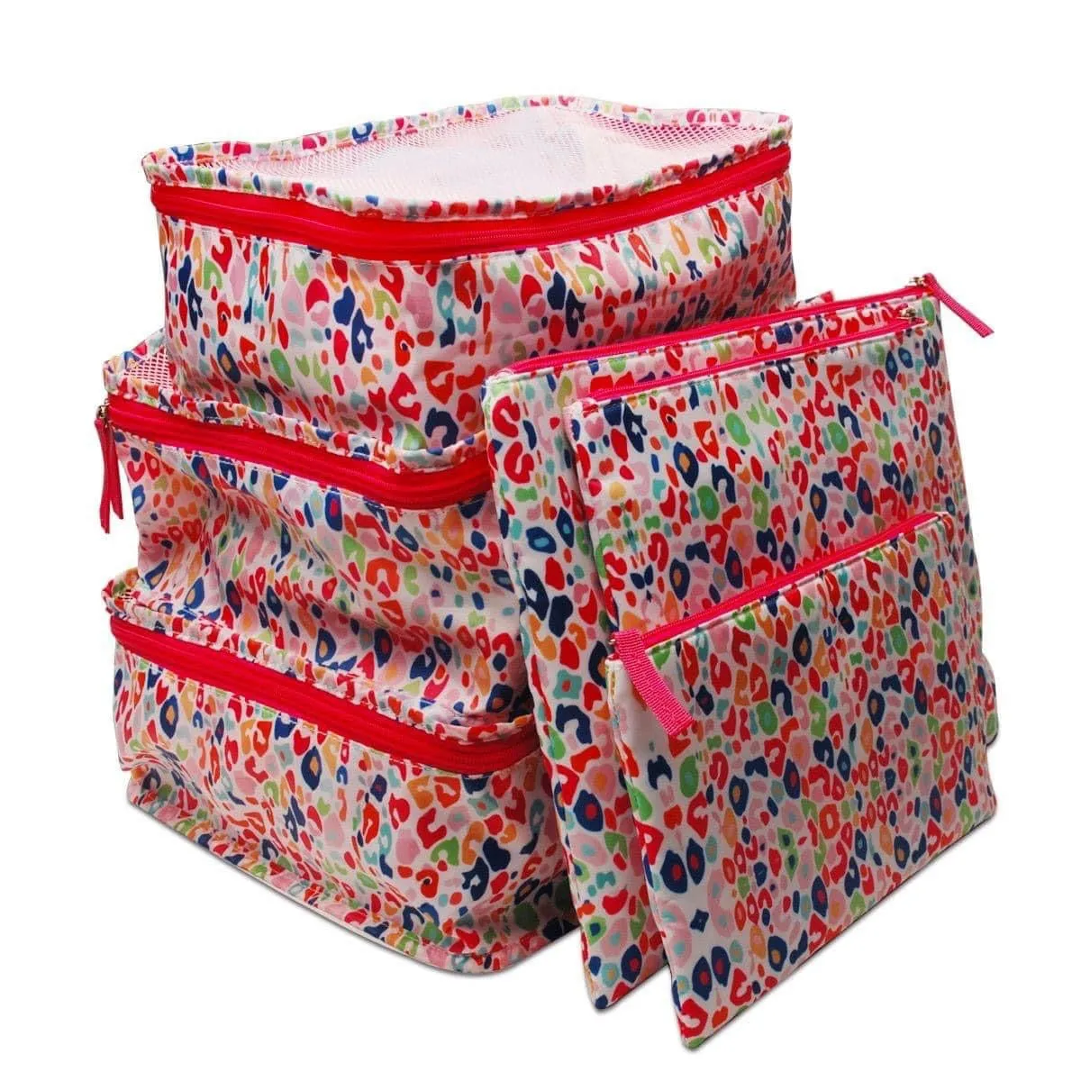 Sydney Leopard 6pc Travel Set/ Packing Cubes