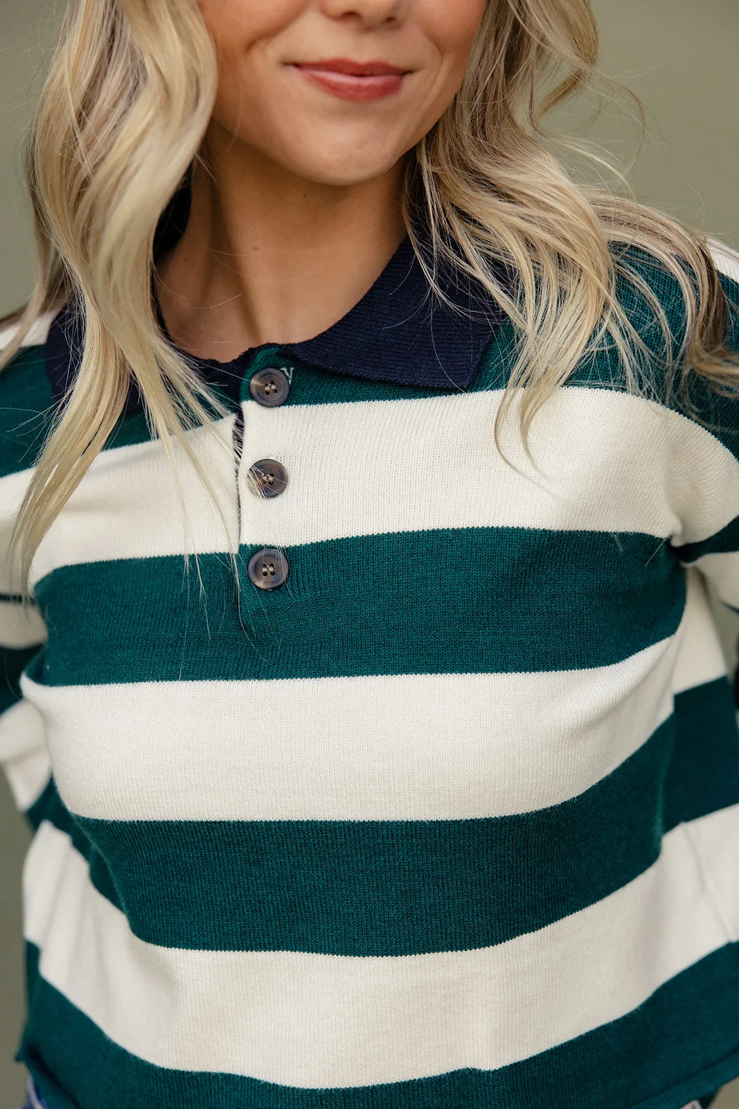 The Real Thing Collared Sweater
