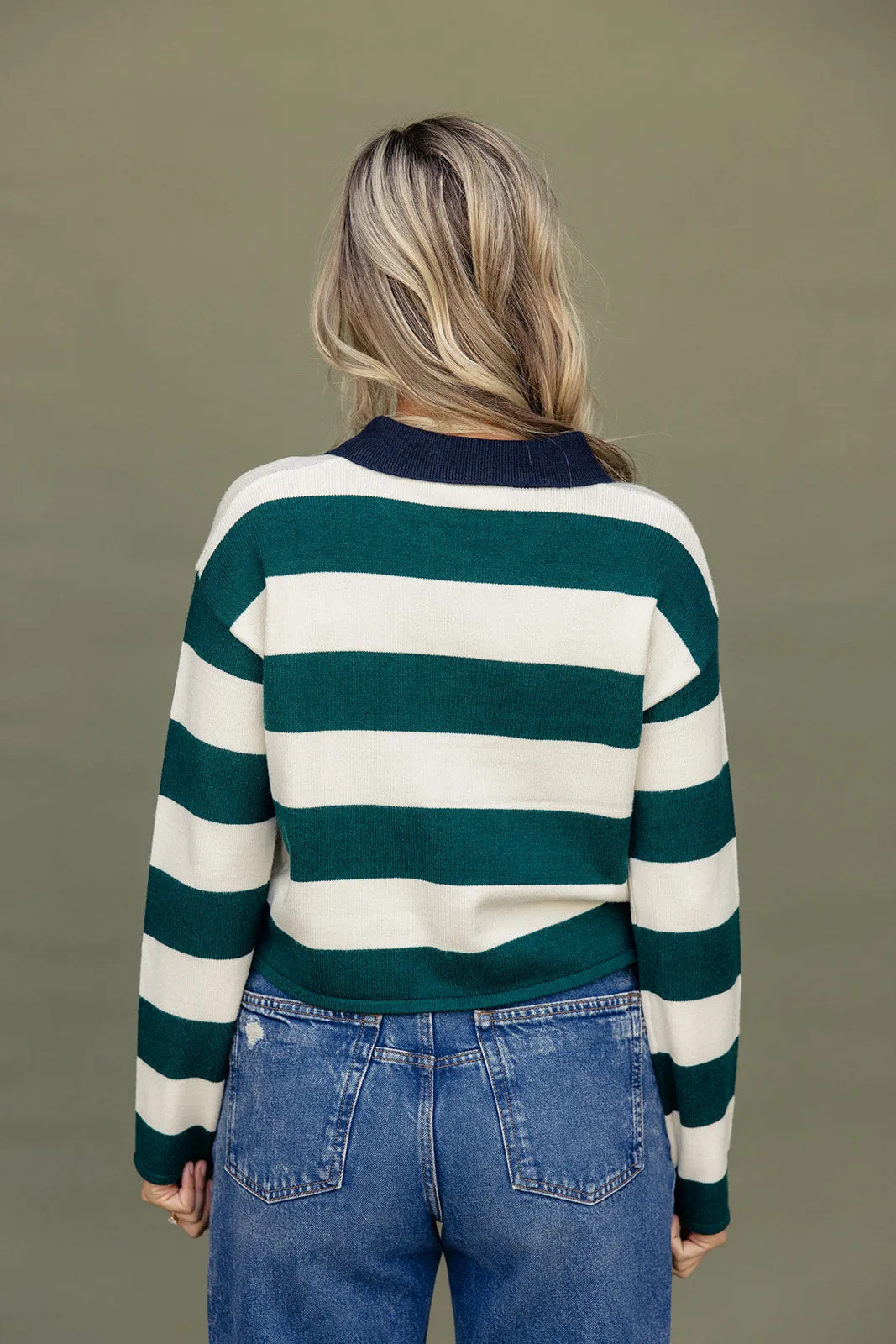The Real Thing Collared Sweater