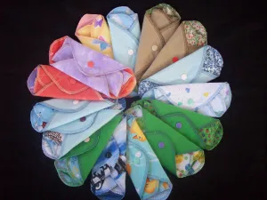 Try 4 MamaBear LadyWear Quick-Dry cloth menstrual pads - Heavy, Medium, Light Flow & Daily