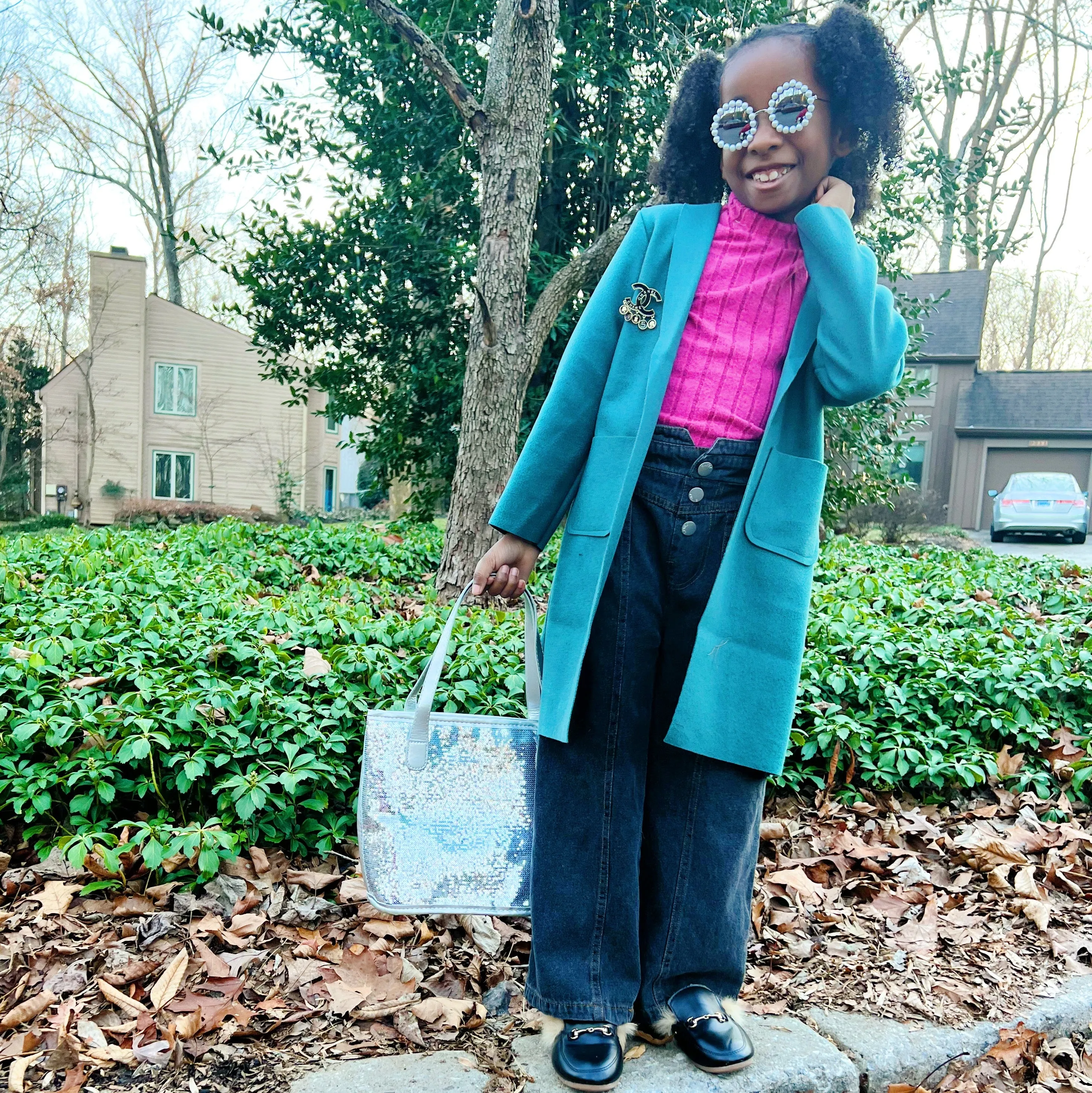 Unisex Teal 4 seasons Overcoat