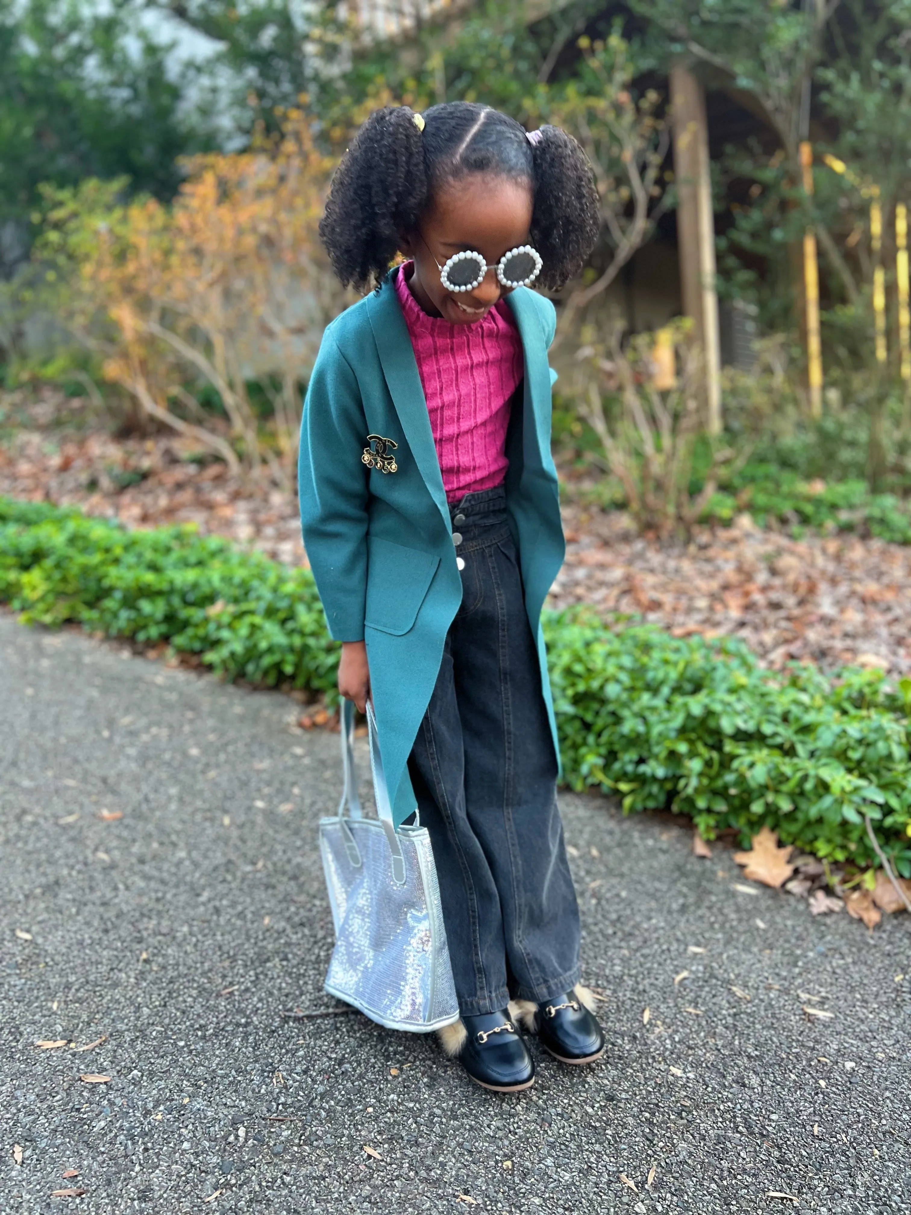Unisex Teal 4 seasons Overcoat