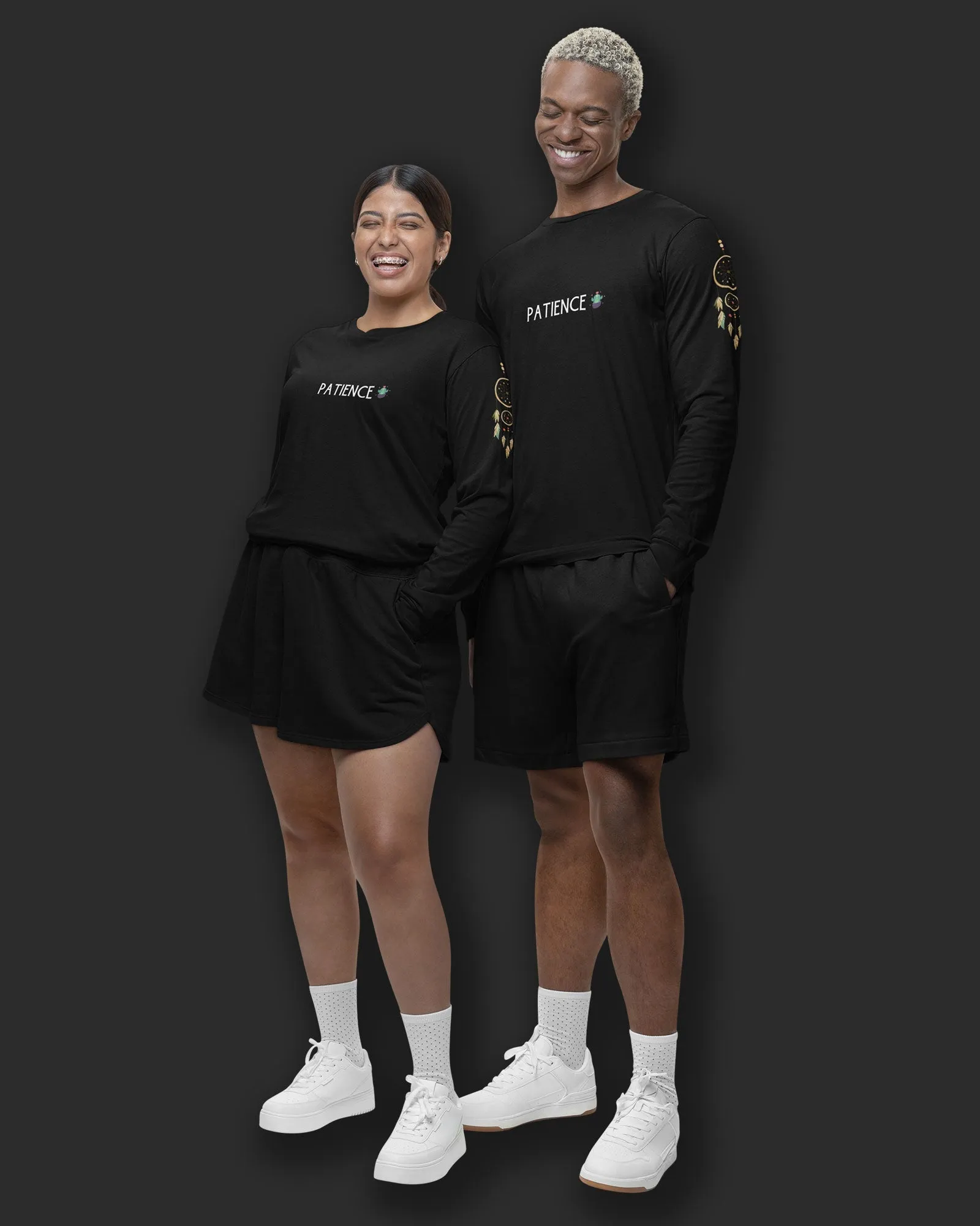 Zen Full Sleeves Crew Neck: Black